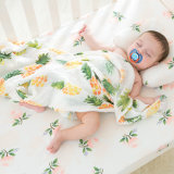 47*47 Inch Size 100% Muslin Bamboo Cotton Baby Swaddle Blanket