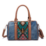 2018 New Design Jean Embroidered Lady Shoulder Bag Handbag