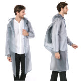 2018 Long Raincoat EVA Thick Rainwear Universal Poncho Waterproof Hiking Tour Hooded Rain Coat Include Schoolbag Position