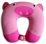 U-Shaped Neck Pillow with Memory Foam for Kids Travelling
