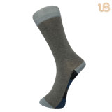 Black Mercerized Cotton Sock for Men