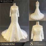 Muslim Sexy Long Sleeve Fashion Wedding Dress Bridal Gown Mermaid