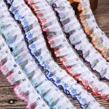 High Quality 3cm Ruffles Sequins Lace for Garment Accessories