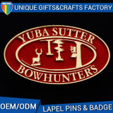 Factory Price OEM Logo Printing Enamel Gift Badges Metal