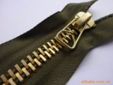 Top Quality Black Open End Gold Metal Zipper