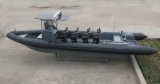 China Aqualand 8feet-36feet 2.5m-11m Deep- V Rigid Inflatable Rescue Boat/Rib Military Patrol/Diving/Fishing Boat (rib1050)