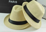 Fashion Straw Paper Basic Fedora Tribly Hat