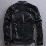 New Style Sheepskin Motor Jacket for Man's Clothes