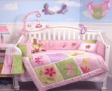 New Design Pretty Home Textile Colorful Soft 100% Cotton Baby Bedding Sets
