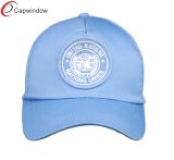 100% Soft Cotton 5 Panel Baseball Cap with Custom Woven Patch