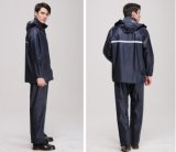 High Visibility Polyester Raincoat 100%Waterproof Breathable Raincoat