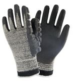 Nitrile Coated Impact Resistant Mechanical Work Gloves for Hammer Using