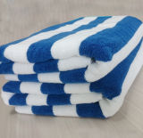 High Quality Cotton Large Terry Stripe Beach Towel