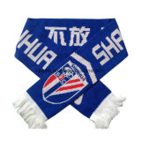 Wholesale Acrylic Knitted Football Fan Scarf