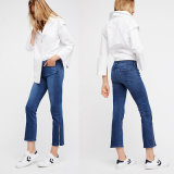 Midway Gusset Zipper Crop Jeans Trousers