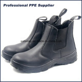 Smooth Action Leather No Lace Security Shoes Ss-056