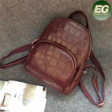Real Leather Backpack for Women Crocodile Casual Outdoor Bag Emg4961