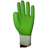 10g Polyester Liner Rough Finish Latex Fully Coated Glove