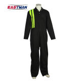 En11611 Flame Retardant Water Repellent Coveralls with High-Vis Tape