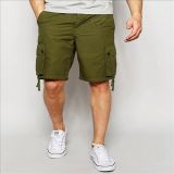 2016 Men's Pretty Green Cargo Shorts with Khaki Pocket