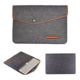 Fashion Gray Felt Handbags Bag Sleeve Pouch Laptop Bag Sleeve Pouch (FLB008)
