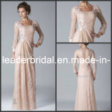 Long Sleeves Mother of The Bride Dress Fashion Lace Party Evening Dress E142