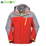 Red/Light Grey 3 in 1 Outdoor Jacket for Men