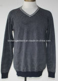 100% Cotton V Neck Fashion Men Knitwear (KH10-778)