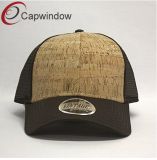 Trucker Hat /Mesh Cap Imitation Wood Grain Fabric   Baseball Cap Dad Hat