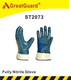 Cotton Jersey Nitrile Glove (ST2073)
