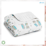 Muslin Baby Clothing Printing 2-Ply Baby Blanket
