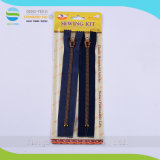Nylon Close-End Sewing Kit Zipper Packed with Blister Card