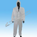 Nonwoven Disposable Protective Jacket with Pants, Nonwoven Working Jacket Uniform, Jacket Suits