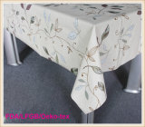PVC Printed Waterproof Table Cover with Nonwoven Backing in Roll