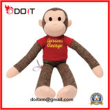 George Sock Soft Stuffed Plush Monkey Plush Toy Monkey
