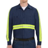 Security Guard Reflective Workwear Shirt with Reflective Strip
