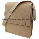 Promotional Hession Sling Bag Eco Friendly Custom Jute Conference Bags