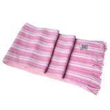 Fashion Vertical Striped Scarf with Tassels (JRI020)