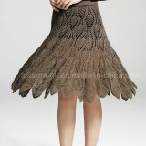 Vintage Hand Crochet Evening Party Skirt Evening Dress Apparel Beachwear