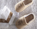 High Quality Customized Embroidered Hotel Coral Fleece Slipper