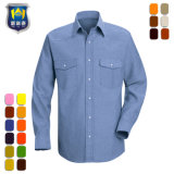 New Design 100% Cotton Safety Breathable Work Shirt