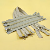 Metal Open End Two Way High Quality Zipper with Sliver