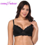 Wholesale Hot Selling Ladies Sexy Black Five Cups Fashion Strappy T-Shirt Bra