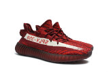 Red Color Sply-350 of Yeezy 350 Boost V2 Sports Running Shoes