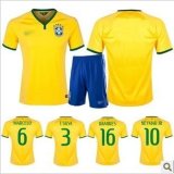 Brazil 2014 World Cup Brazil Soccer Jersey Uniforms Training Suits Suit