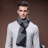 Men's Hot Winter Wool Nylon Acrylic Knitted Woven Scarf (YKY4607)