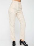 Wholesale Linen High-Waist Pleated Pant