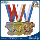 Custom Design 3D Gold Silver Bronze Sport Medal