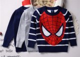 T1196 2015 New Design Fashion Knitting Pure Cotton Long Sleeve Pullover Sweater for 2-7 Years Old Boys Clothes
