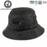 2016 New Style PU Leather Diamond Quilted Black Bucket Hat